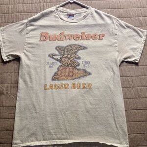 Junk Food Clothing Cream Short Sleeve Tee with Vintage Graphic